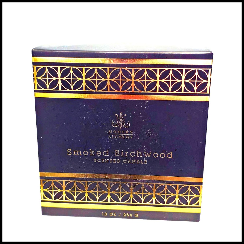Modern Alchemy Smoked Birchwood Scented Candle‎ 10 oz Luxury Home Fragrance